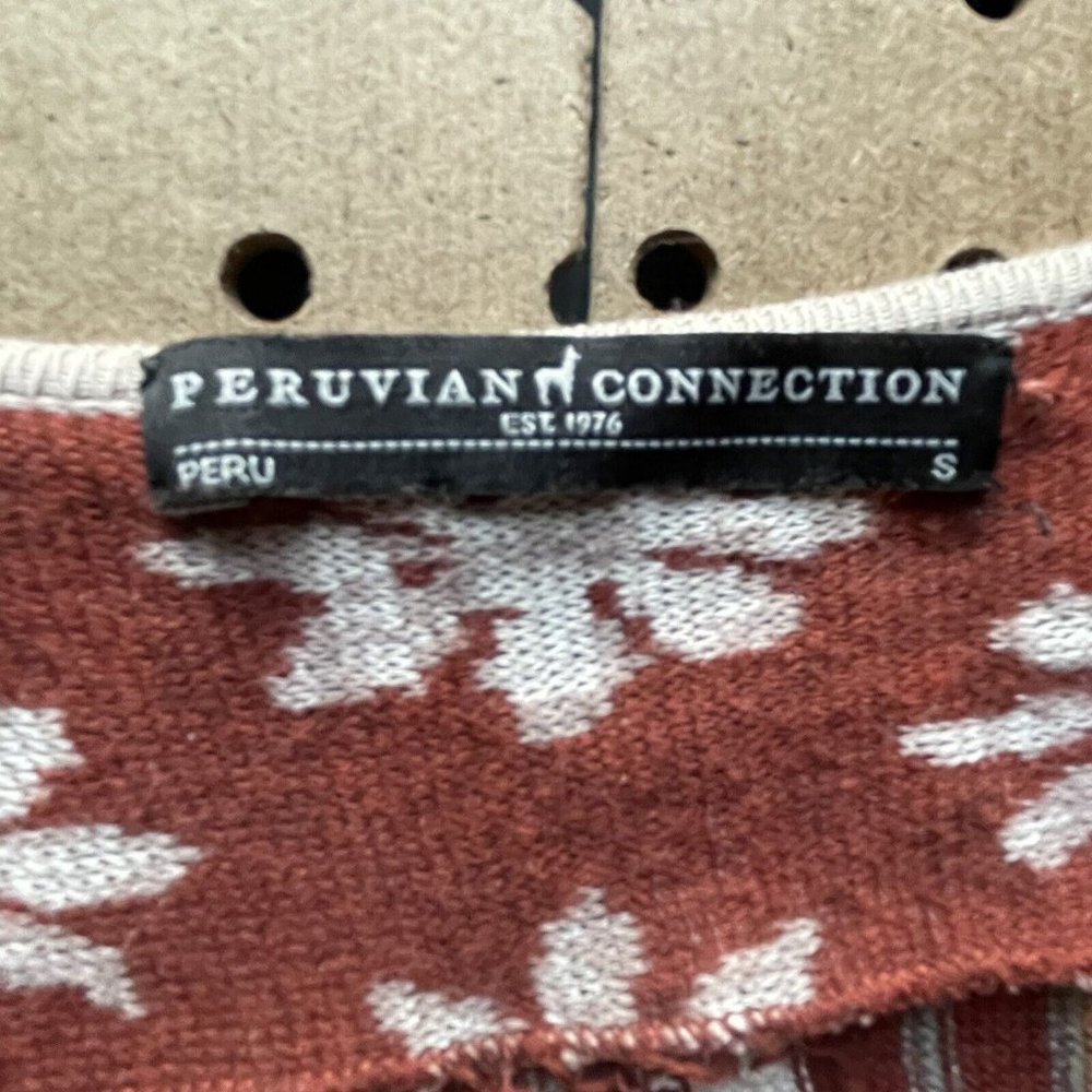 Peruvian Connection Open Front Cardigan Peru Made… - image 3